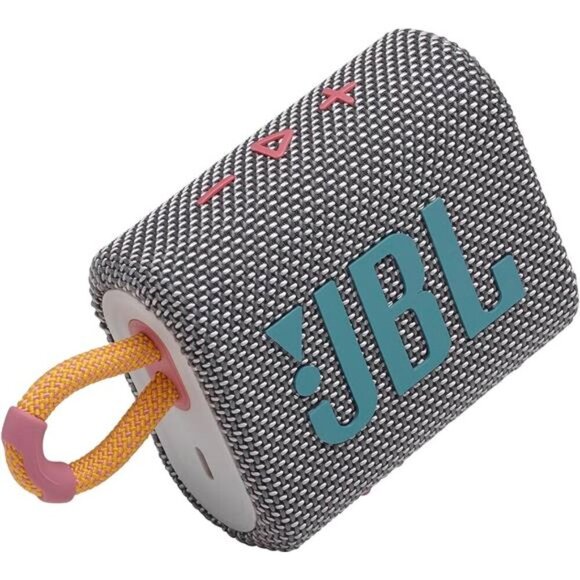 JBL Go 3 Bluetooth Speaker Waterproof Wireless Portable Mini Speaker Grey - Picture 5 of 7